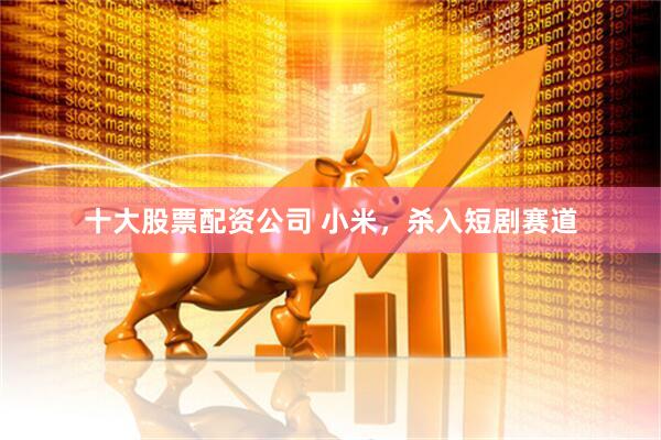 十大股票配资公司 小米，杀入短剧赛道
